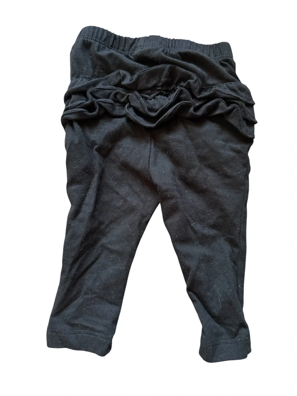 Old Navy Lot of 3 Ruffle Butt infant pants in green, blue, size black 3-6 months